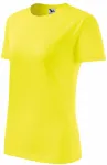 Naiste klassikaline T-särk, sidrunikollane