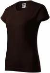 Naiste lihtne T-särk, kohv