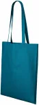 Puuvillane ostukott, petrol blue